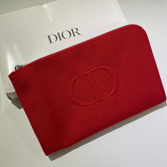 Dior Red Clutch - Picture 1 of 7